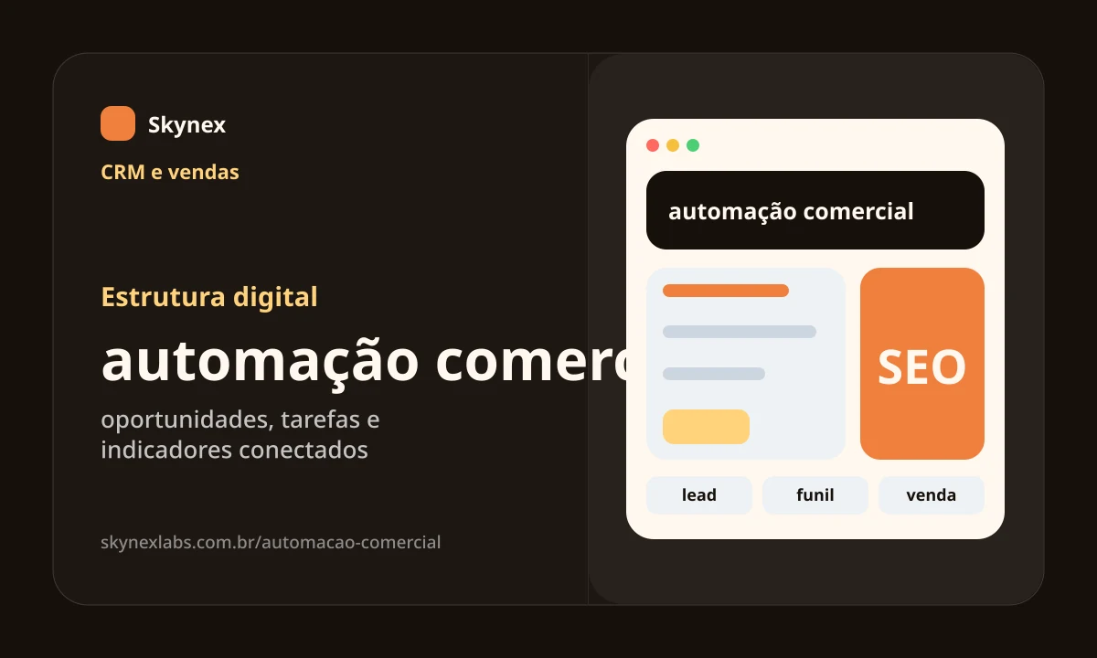 Estrutura digital para automação comercial automação comercial - Estrutura digital