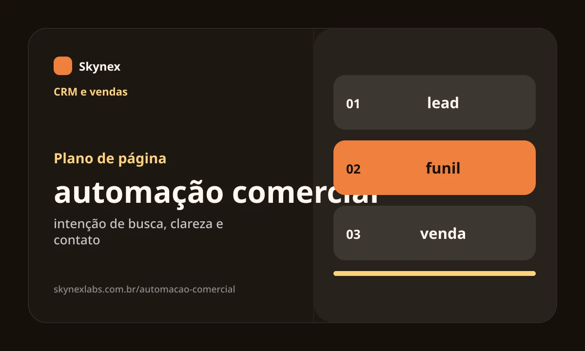 Planejamento estratégico para automação comercial automação comercial - Planejamento estratégico