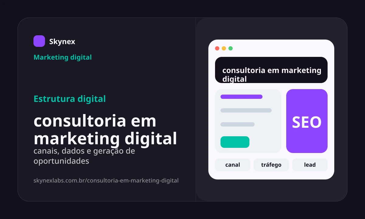 Estrutura digital para consultoria em marketing digital consultoria em marketing digital - Estrutura digital