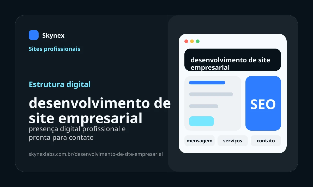 Estrutura digital para desenvolvimento de site empresarial desenvolvimento de site empresarial - Estrutura digital