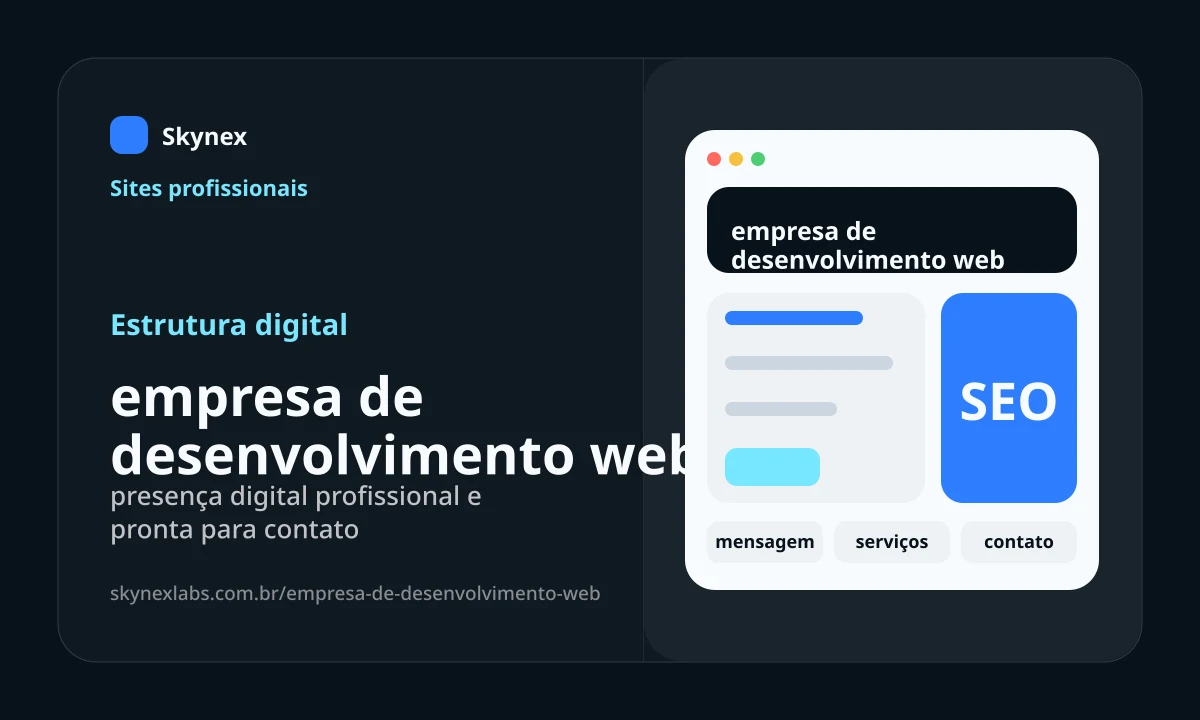 Estrutura digital para empresa de desenvolvimento web empresa de desenvolvimento web - Estrutura digital