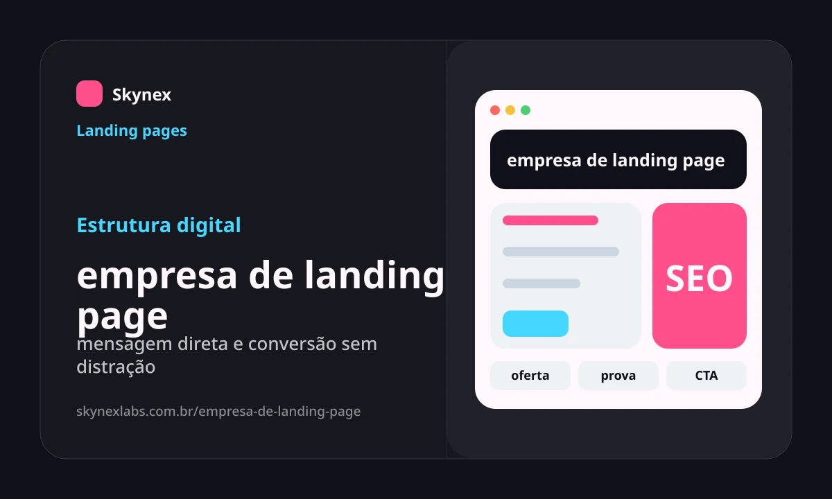 Estrutura digital para empresa de landing page empresa de landing page - Estrutura digital