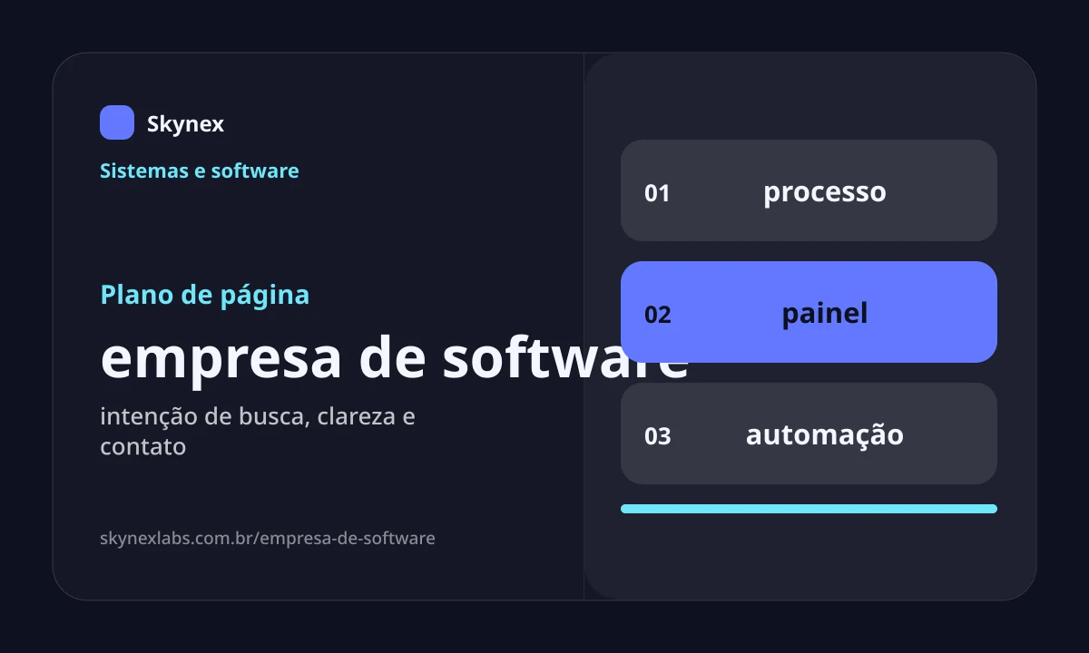 Planejamento estratégico para empresa de software empresa de software - Planejamento estratégico