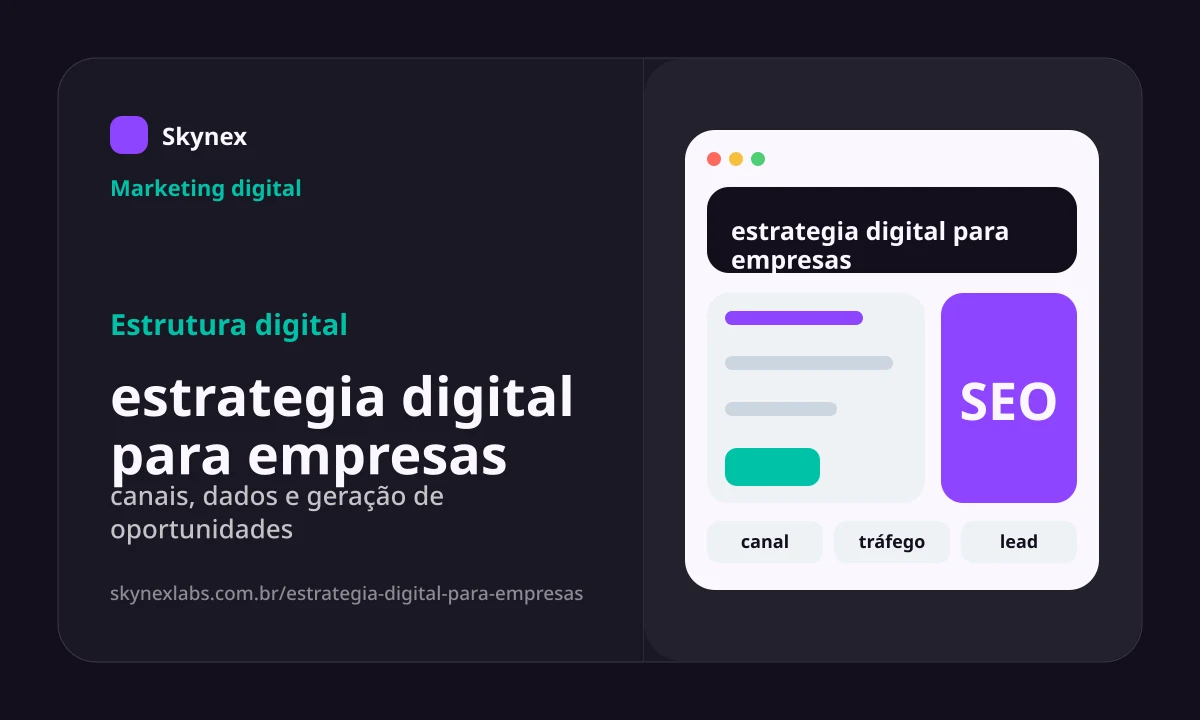 Estrutura digital para estrategia digital para empresas estrategia digital para empresas - Estrutura digital