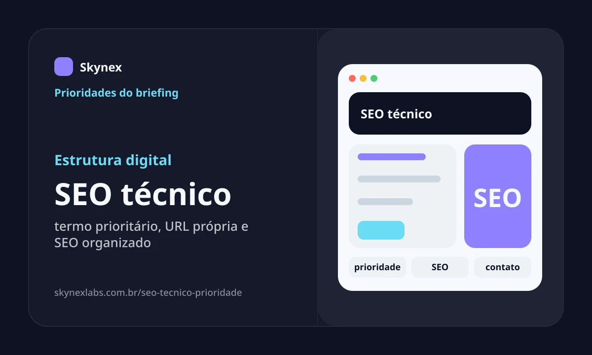 SEO técnico - Estrutura digital